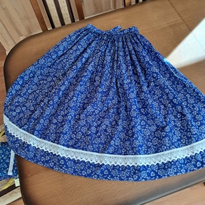 Kék tulipán női szoknya - ruha & divat - női ruha - szoknya - Meska.hu