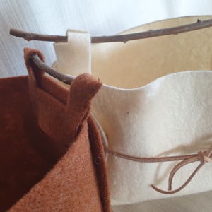 Kosár, tároló szett (2db) - otthon & életmód - tárolás & rendszerezés - tárolókosár - Meska.hu