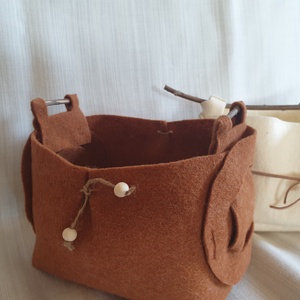 Kosár, tároló szett (2db) - otthon & életmód - tárolás & rendszerezés - tárolókosár - Meska.hu