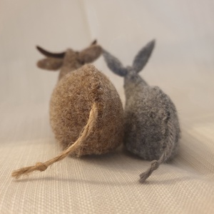 Csacsi és ökör karácsonyi betlehemhez - karácsony - adventi díszek - adventi asztaldísz - Meska.hu