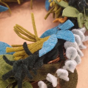 Örökzöld kopogtató - otthon & életmód - dekoráció - ajtó- és ablak dekoráció - ajtódísz & kopogtató - Meska.hu