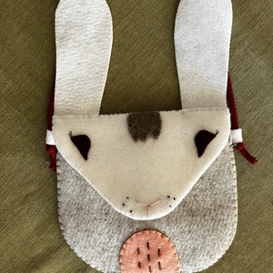 Gyermek kistáska - nyuszi - táska & tok - kézitáska & válltáska - vállon átvethető táska - Meska.hu