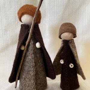 Betlehemi pásztorok - karácsony - adventi díszek - adventi asztaldísz - Meska.hu