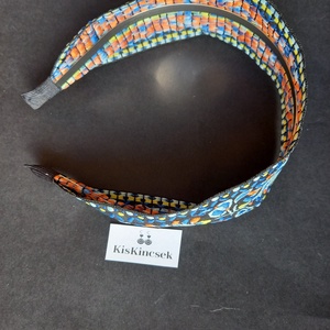 Mintás szalagos hajráf,  fejpánt 28,5 x 5 cm - ruha & divat - hajdísz & hajcsat - hajráf & hajpánt - Meska.hu
