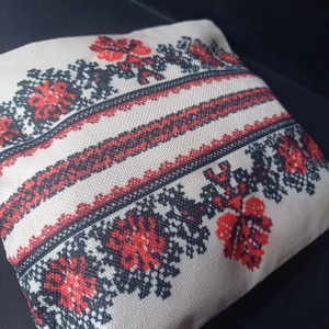 Retró terítő mintájú neszeszer 19x21,5 cm - baba - mama - pelenkázó, babafürdető kellékek - pelenkázó neszeszer, pelenkatartó - Meska.hu