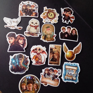 Harry Potter mintájú matrica csomag dekoráláshoz  - Meska.hu
