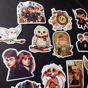 Harry Potter mintájú matrica csomag dekoráláshoz  - kellékek & szerszámok - dekorációs kellékek - matricaív - Meska.hu