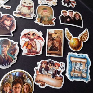 Harry Potter mintájú matrica csomag dekoráláshoz  - kellékek & szerszámok - dekorációs kellékek - matricaív - Meska.hu