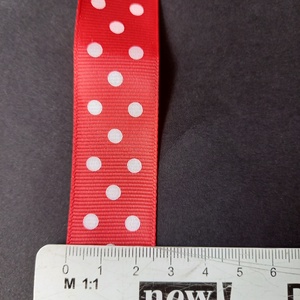 Pöttyös textil szalag dekoráláshoz  - kellékek & szerszámok - rövidáru - szalag, pánt - textilszalag - Meska.hu