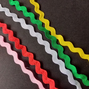 Hullámos formájú textil szalagok dekoráláshoz  - Meska.hu