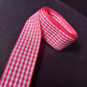 Kockas mintájú textil szalag dekoráláshoz  - kellékek & szerszámok - rövidáru - szalag, pánt - textilszalag - Meska.hu