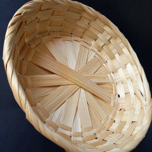 20 cm átmérőjű fonott kosárka dekoráláshoz  - kellékek & szerszámok - hobby fa alapanyag - egyéb fatermék - Meska.hu