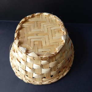 20,5x17x7,5 cm ovális formájú kosárka dekoráláshoz  - kellékek & szerszámok - hobby fa alapanyag - egyéb fatermék - Meska.hu