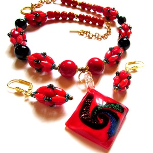 Pipacs Panka - szett AKCIÓ! - Meska.hu