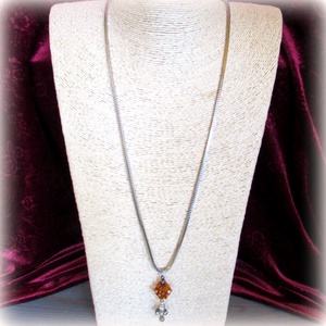 Narancsvidék - szett AKCIÓ! - ékszer - karkötő - széles karkötő - Meska.hu