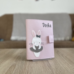 Balerina nyuszis eü könyv borító - Meska.hu