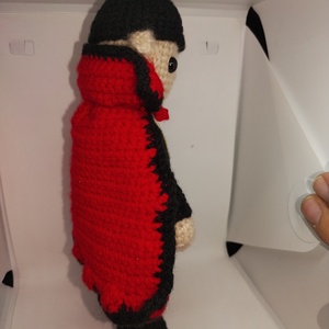 Drakula amigurumi figura - játék & sport - plüssállat & játékfigura - ember - Meska.hu