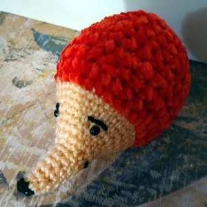 Amigurumi süni - játék & sport - plüssállat & játékfigura - süni - Meska.hu