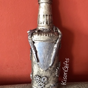 Octopus steampunk mini whiskey-s üveg -  - Meska.hu