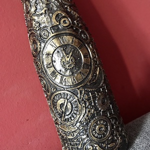 Locomotiv steampunk üveg férfiaknak, vasutasoknak 1L - otthon & életmód - dekoráció - asztal és polc dekoráció - díszüveg - Meska.hu
