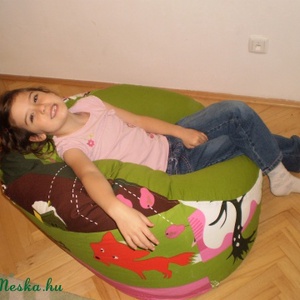 Rókás babzsák-kanapé ovisoknak -  - Meska.hu