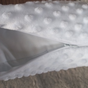 Motoros télapós díszpárna- feher - otthon & életmód - lakástextil - párna & párnahuzat - Meska.hu