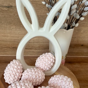 Horgolt tojás , Ünnepi díszek, dekorációk, Húsvéti díszek és dekorációk, Húsvéti asztaldíszek, Horgolás, MESKA