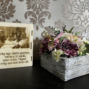 Egyedi Fényképes és Gravírozott Fa Könyv Alakú Tároló � Titkos Doboz - Meska.hu