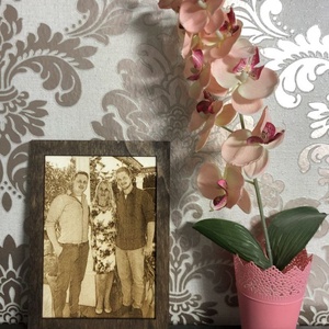 Gravírozott Fa Fénykép Keretben - Falra Akasztható Emlék - Meska.hu