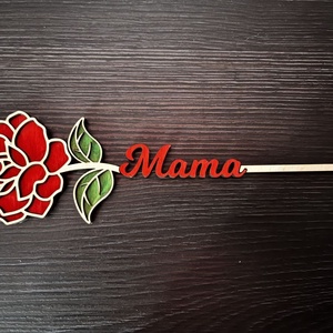 Örök fa rózsa dekoráció Mama felirattal � szívhez szóló ajándék Anyák napjára - otthon & életmód - dekoráció - Meska.hu