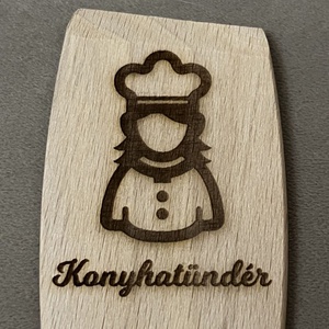 Konyhatündér � Kedves Gravírozott Fakanál � Ajándék Anyának, Nagyinak, Otthon & Életmód, Konyhafelszerelés, tálalás, Sütés, főzés, Fakanál & Fakanáltartó, , MESKA