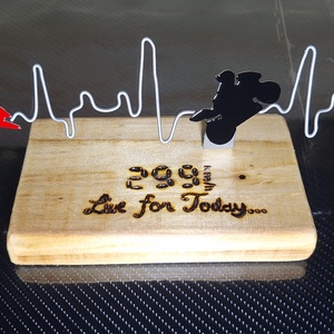 Motoros fa dísz  Live for Today GSX-R - otthon & életmód - motor - Meska.hu