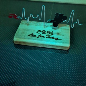 Motoros fa dísz  Live for Today GSX-R - otthon & életmód - motor - Meska.hu