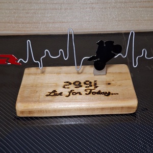 Motoros fa dísz  Live for Today GSX-R, Otthon & Életmód, Motor, Famegmunkálás, Fémmegmunkálás, MESKA