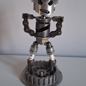 Vas robot, kézzel készült - Meska.hu