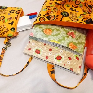 Minden nap Halloween, ünnepi mintájú szatyor - Kis méret - otthon & életmód - dekoráció - halloween - halloweeni jelmez és kiegészítők - Meska.hu