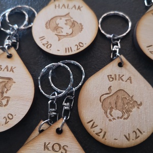 Horoszkópos kulcstartó  - táska & tok - kulcstartó & táskadísz - kulcstartó - Meska.hu