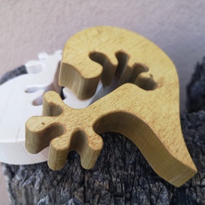 Szív fa szobor, puzzle - művészet - szobor - fa - Meska.hu