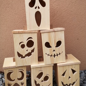 Töklámpás  - otthon & életmód - dekoráció - halloween - halloweeni tök és lámpás - Meska.hu