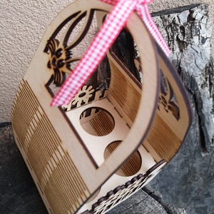 Húsvéti tojástartó kiskosár - otthon & életmód - dekoráció - dísztárgy - Meska.hu