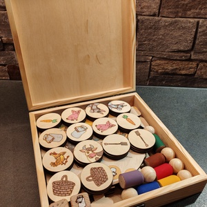 Fa társasjáték - A tanya  - játék & sport - táblajáték és kártyajáték - társasjátékok - dobókocka - Meska.hu