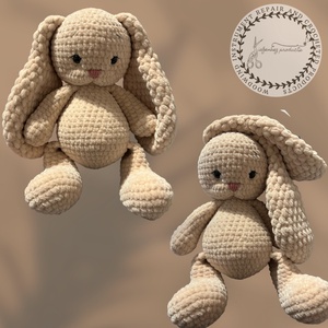 Horgolt pihe-puha nyuszi, Játék & Sport, Plüssállat & Játékfigura, Nyuszi, Horgolás, MESKA