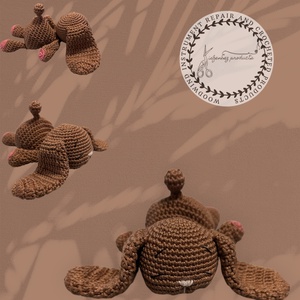 Horgolt nyuszi alvó pajti , Baba - mama, Baba játékok, Szundikendő, alvóka, Horgolás, Varrás, MESKA