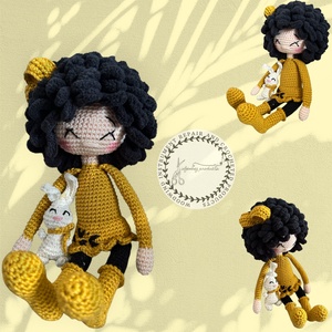 Horgolt Sárika és nyuszija, Játék & Sport, Plüssállat & Játékfigura, Ember, Horgolás, Varrás, MESKA