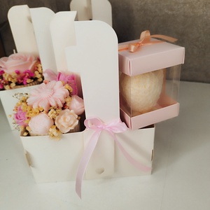 Virággyertya box , Otthon & Életmód, Dekoráció, Virágdísz és tartó, Virágbox, virágdoboz, Gyertya-, mécseskészítés, Horgolás, MESKA