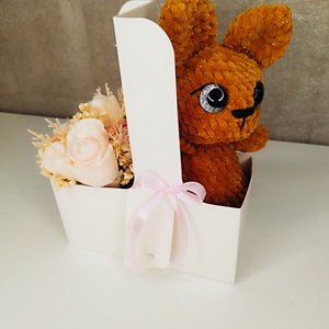 Virággyertya box  - otthon & életmód - dekoráció - virágdísz és tartó - virágbox, virágdoboz - Meska.hu