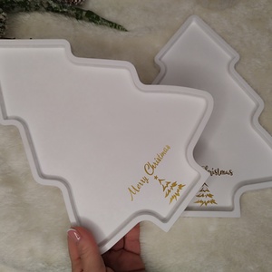 Karácsonyi tálca  - karácsony - karácsonyi lakásdekoráció - ünnepi asztaldekoráció - Meska.hu