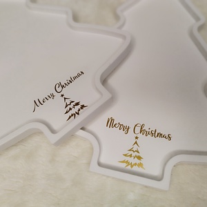 Karácsonyi tálca  - karácsony - karácsonyi lakásdekoráció - ünnepi asztaldekoráció - Meska.hu