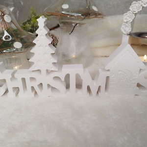 Christmas felirat tábla  - Meska.hu