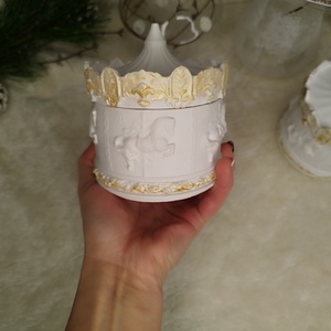 Illatgyertya  - karácsony - karácsonyi lakásdekoráció - karácsonyi illatgyertya, mécses - Meska.hu